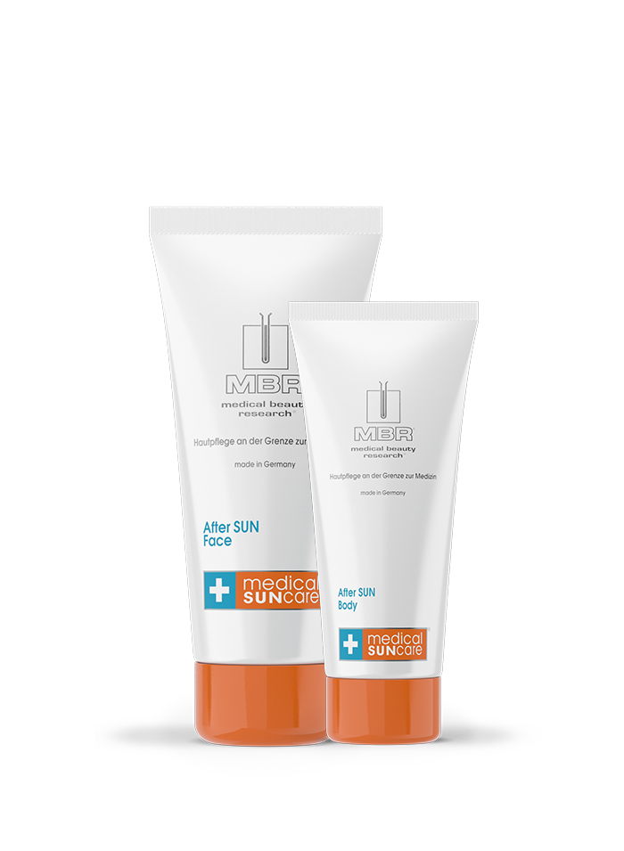 product arrangement of medium protection face cream - medical sun care collection